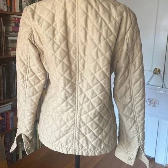 Ralph Lauren Warm Beige Quilted Fall Jacket - Size S 🍂🍁 - Picture 7 of 11